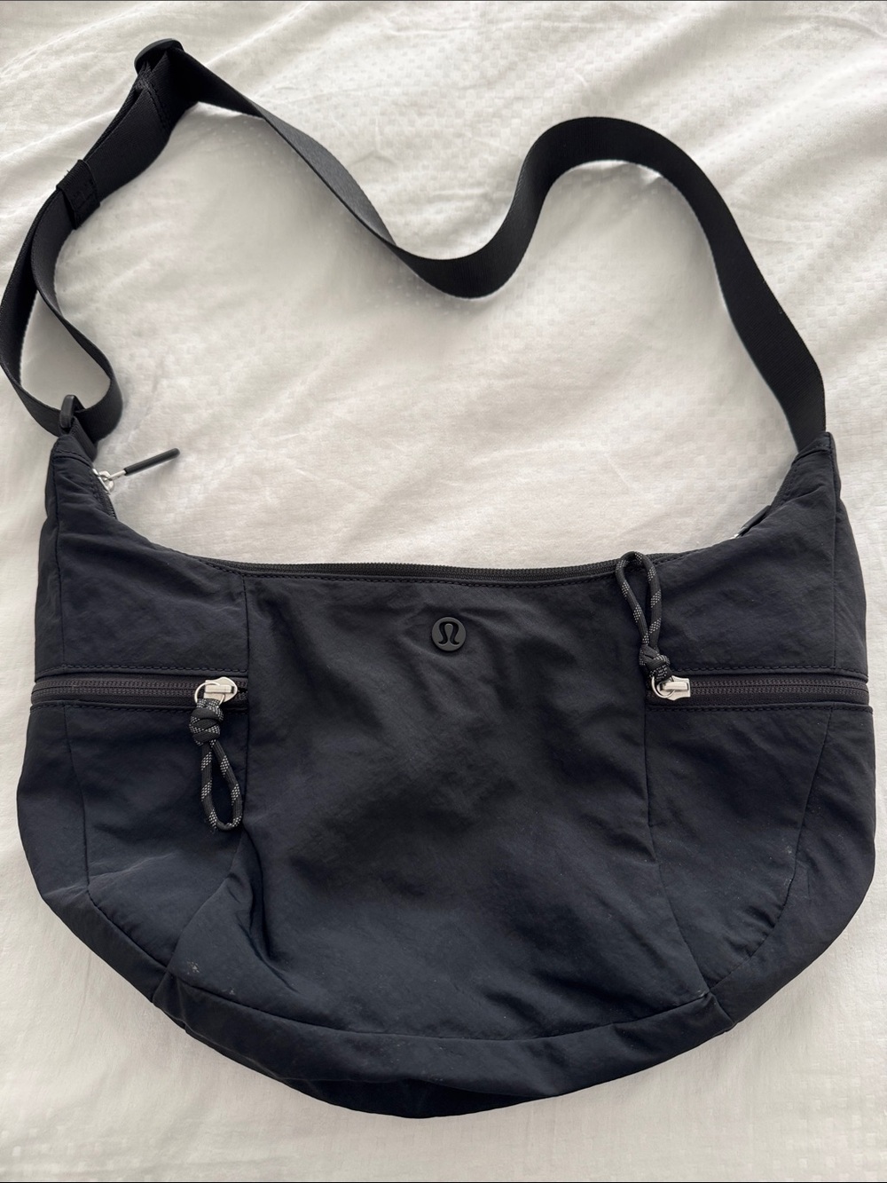 lululemon athletica Black Sling Shoulder Bag